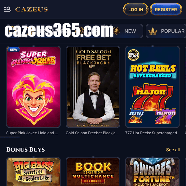 Cazeus Casino - Bonus Buys Games