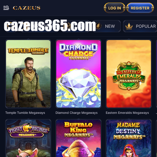Cazeus Casino - Live Games Section